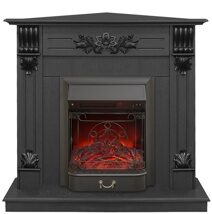 Электрокамин Real Flame Ottawa DN corner c очагом Majestic S Lux Black