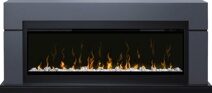 Электрокамин Dimplex Lindos линейный (серый графит) с очагом Ignite XLF50