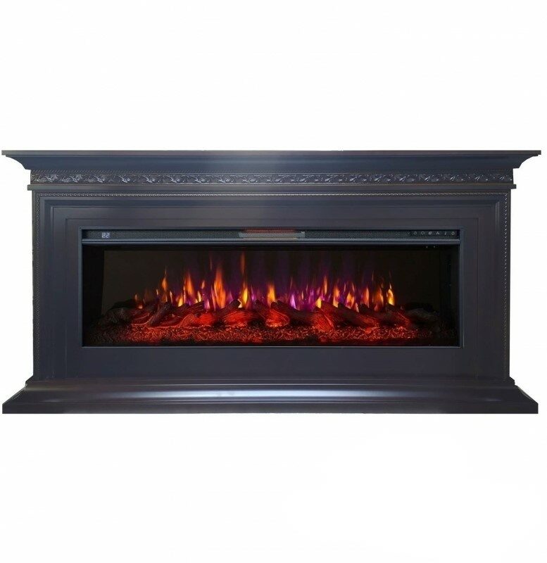 Электрокамин Inter Flame Тайлер (венге) с очагом FreeSpace 50 LED FX QZ