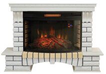 Электрокамин Real Flame Country 33 WT с очагом Firespace 33W S IR