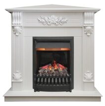 Электрокамин Real Flame Ottawa WT corner c очагом 3D Oregan